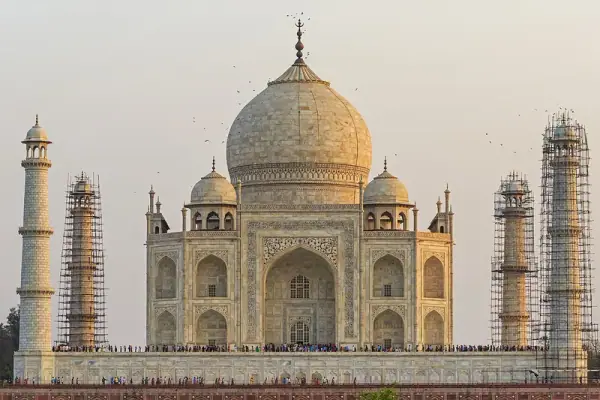 Mehtab Bagh — Moonlight Garden with Taj Mahal view, Agra