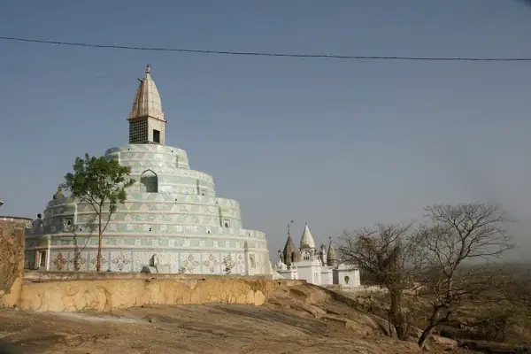 Sonagiri Jain temple complex on the hill, Datia