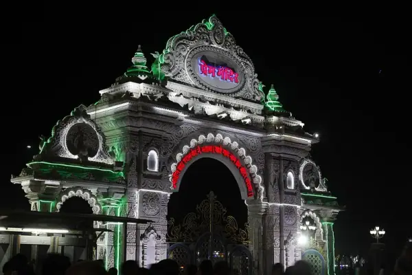 Prem Mandir, Vrindavan — white marble Krishna temple, Mathura