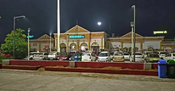 Moradabad Junction Railway Station — major 7-platform junction with 250+ daily trains, Moradabad
