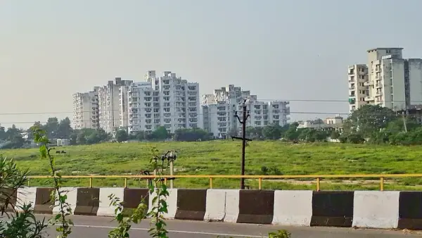 Moradabad skyline along NH 24 — the growing Brass City, Moradabad