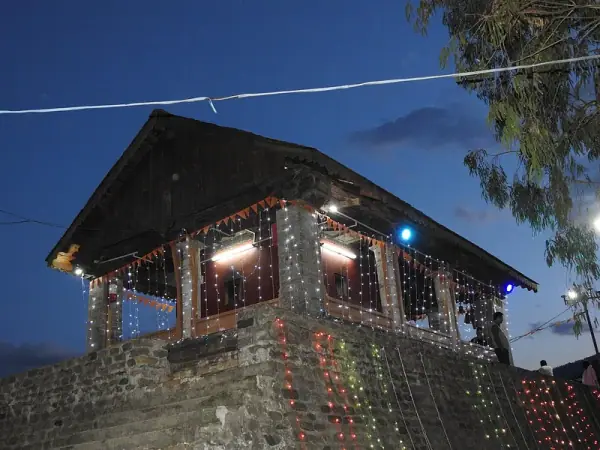 Chamunda Devi night view, Chamunda Devi