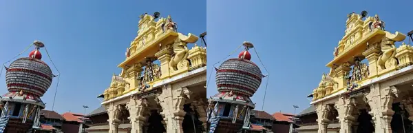 Udupi Krishna entrance, Udupi Krishna