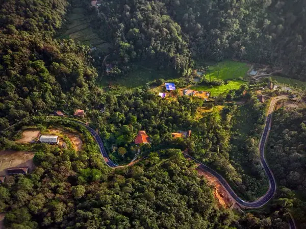 Coorg aerial, Madikeri