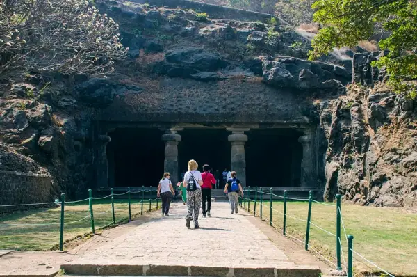 Elephanta Caves entrance, Mumbai