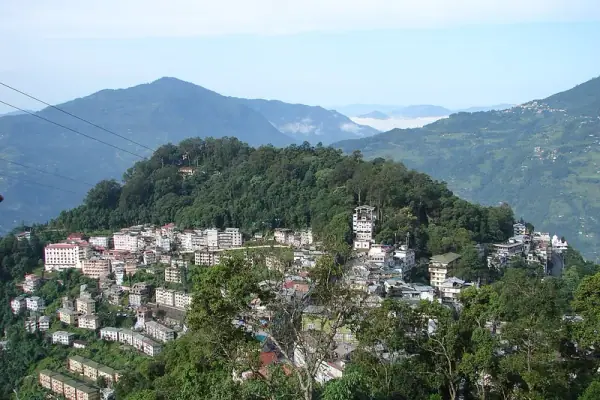 Gangtok aerial, Gangtok