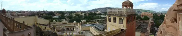 Hawa Mahal panorama, Jaipur