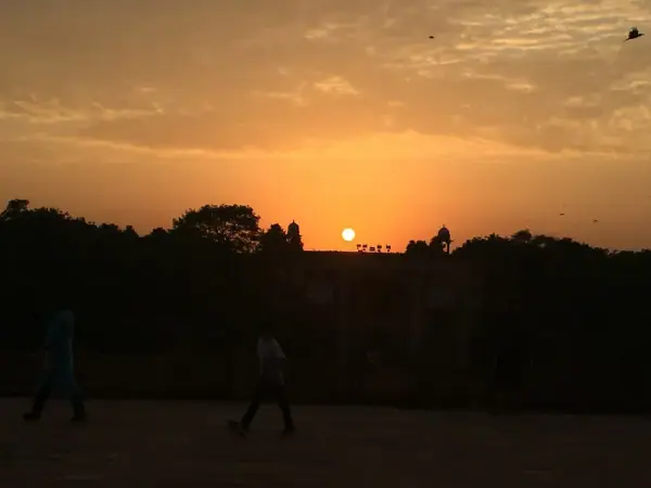 Humayun's Tomb sunset, Delhi
