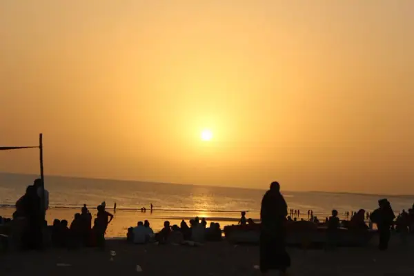 Mandvi Beach sunset, Mandvi