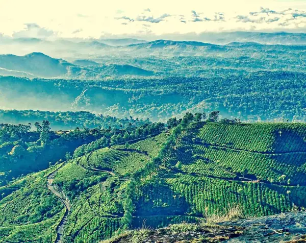 Munnar aerial, Munnar