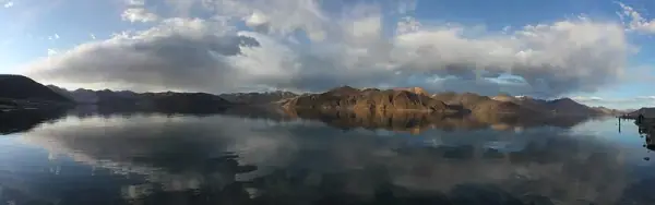 Pangong Tso Lake panorama, Leh