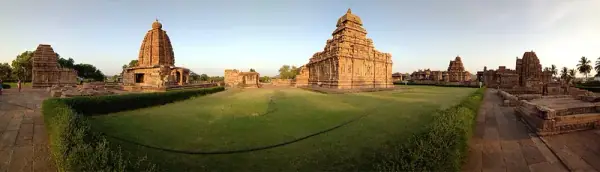 Pattadakal panorama, Badami
