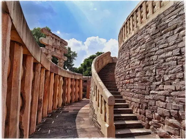 Sanchi Stupa interior, Sanchi