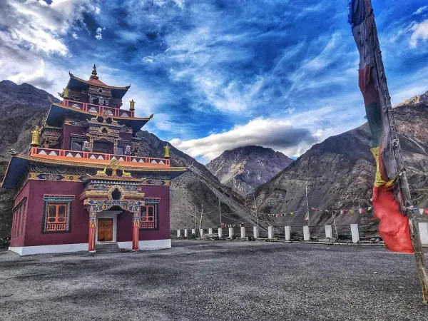 Spiti Valley sunset, Kaza